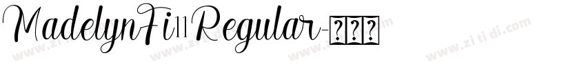 MadelynFi11 Regular字体转换
